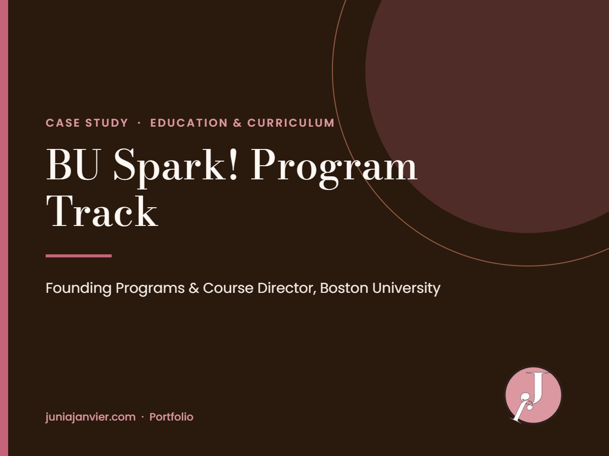 BU Spark! Program Track case study cover