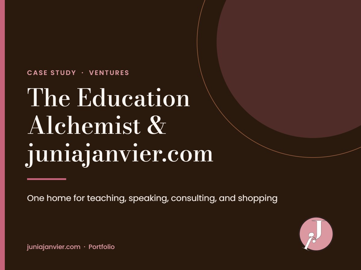 The Education Alchemist brand case study cover