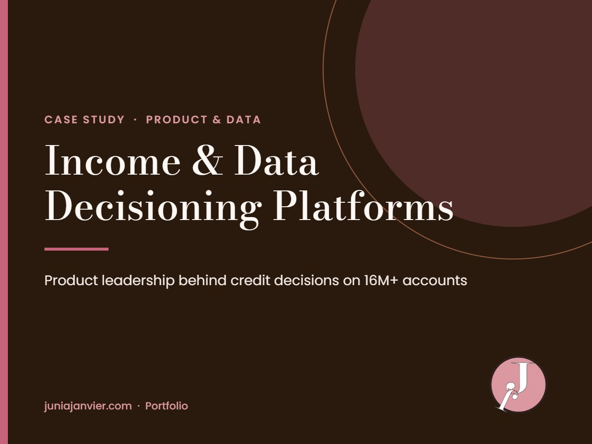 Income & Data Decisioning Platforms case study cover